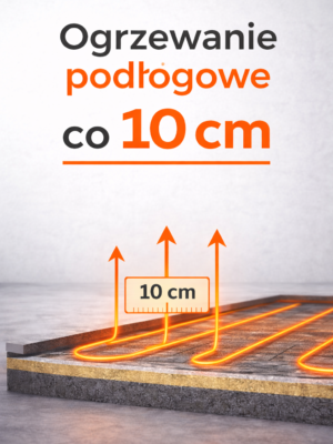 ogrzewanie podłogowe co 10 cm